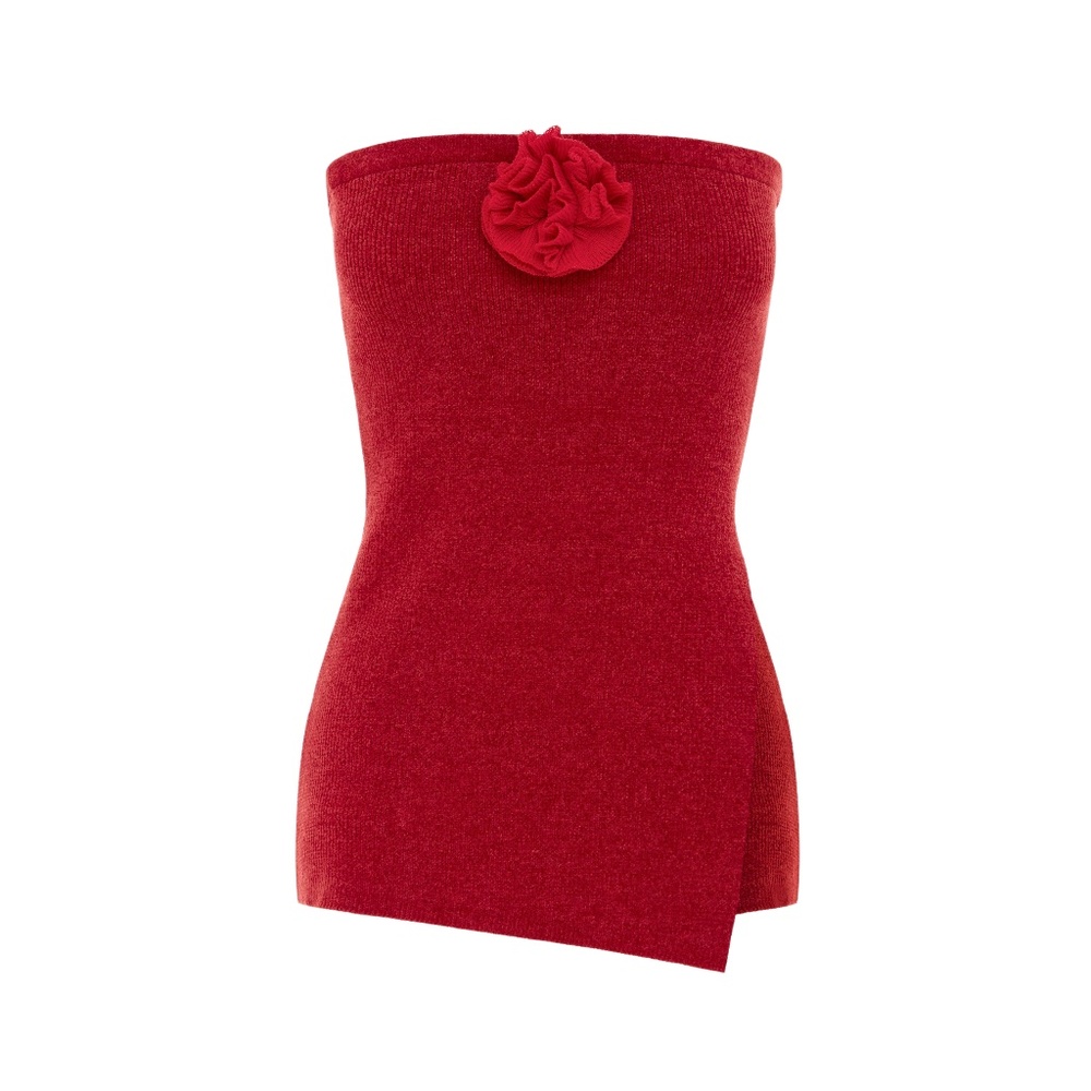 WITH JÉAN Belle Top in Red